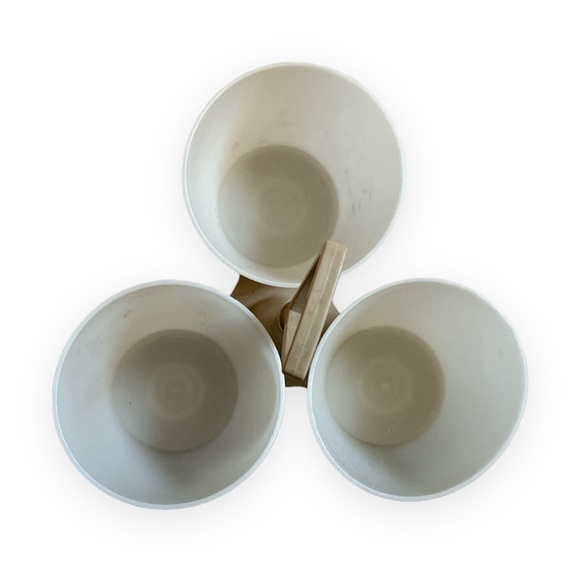 Vintage Tupperware 757-1 Condiment Serving Caddy No‎ Lids - Picture 3 of 4